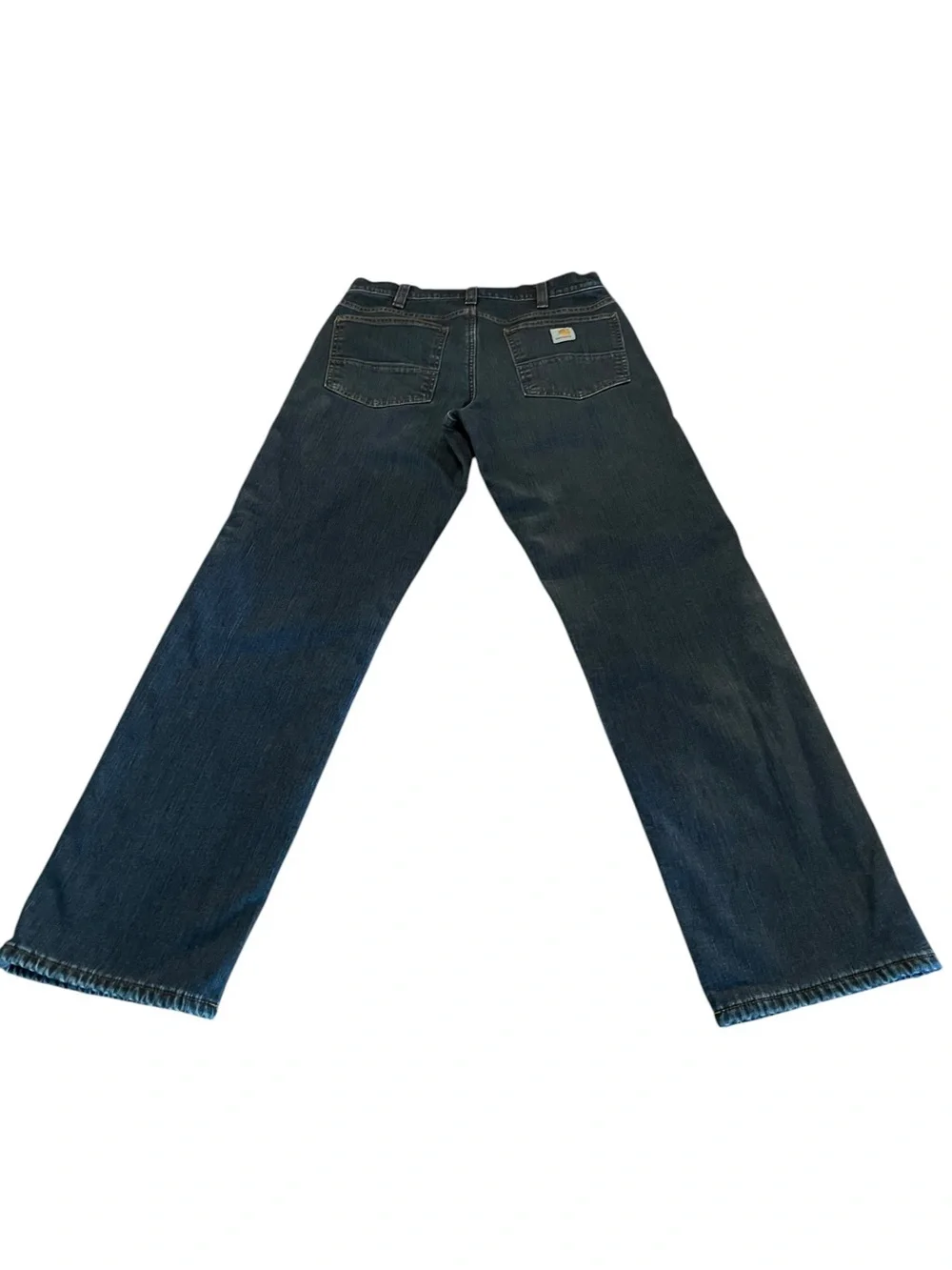 Carhartt Men's Straight Cut Relaxed Fit Jeans - Dark Indigo - Lined 31 x 32